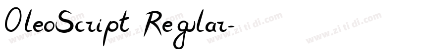 0leoScript Regular字体转换